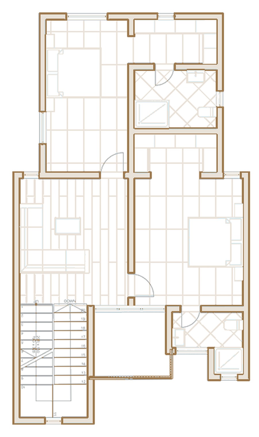 First floor drawing for Belleville Estate