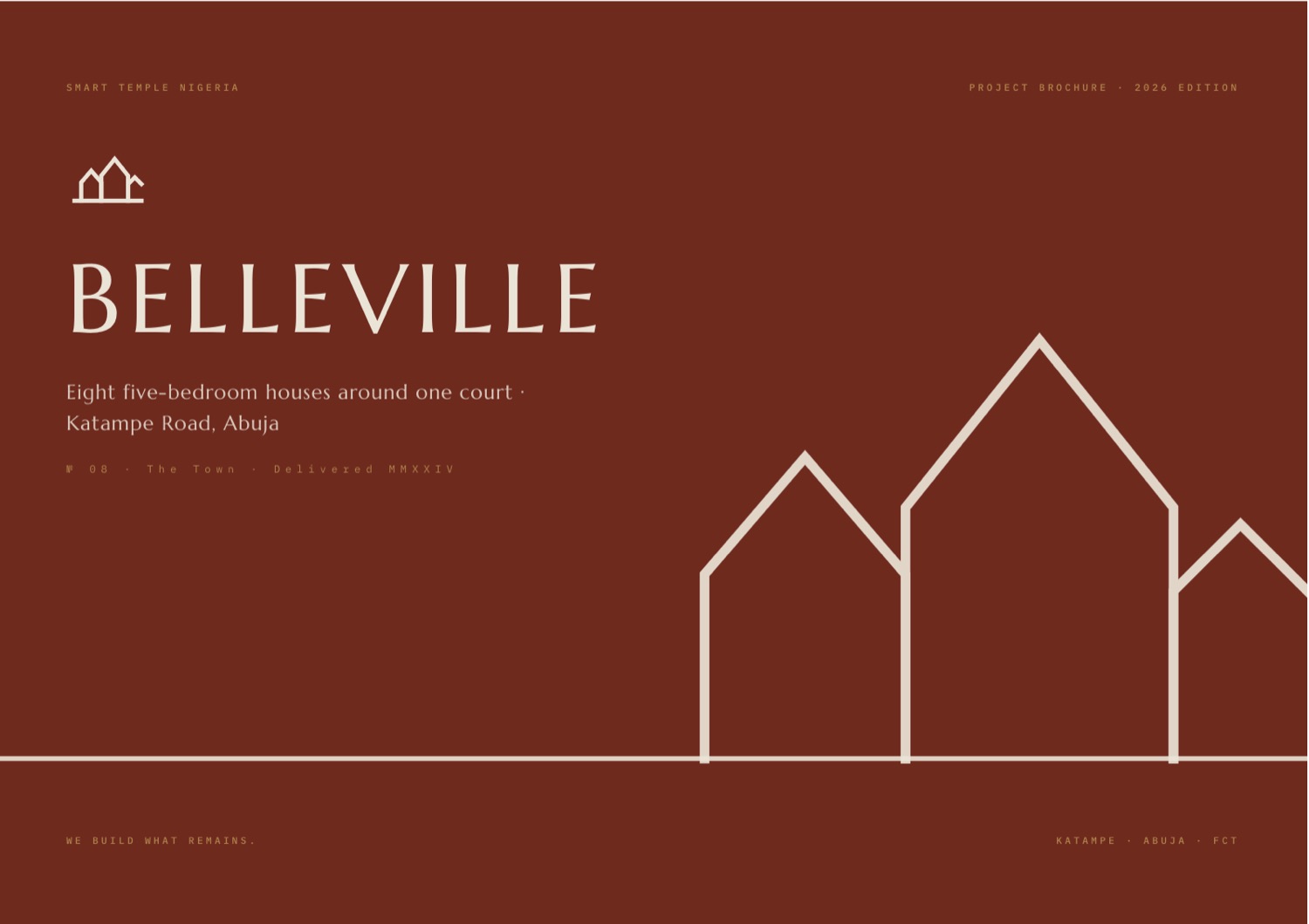Cover of the Belleville Estate project brochure, 2026 edition