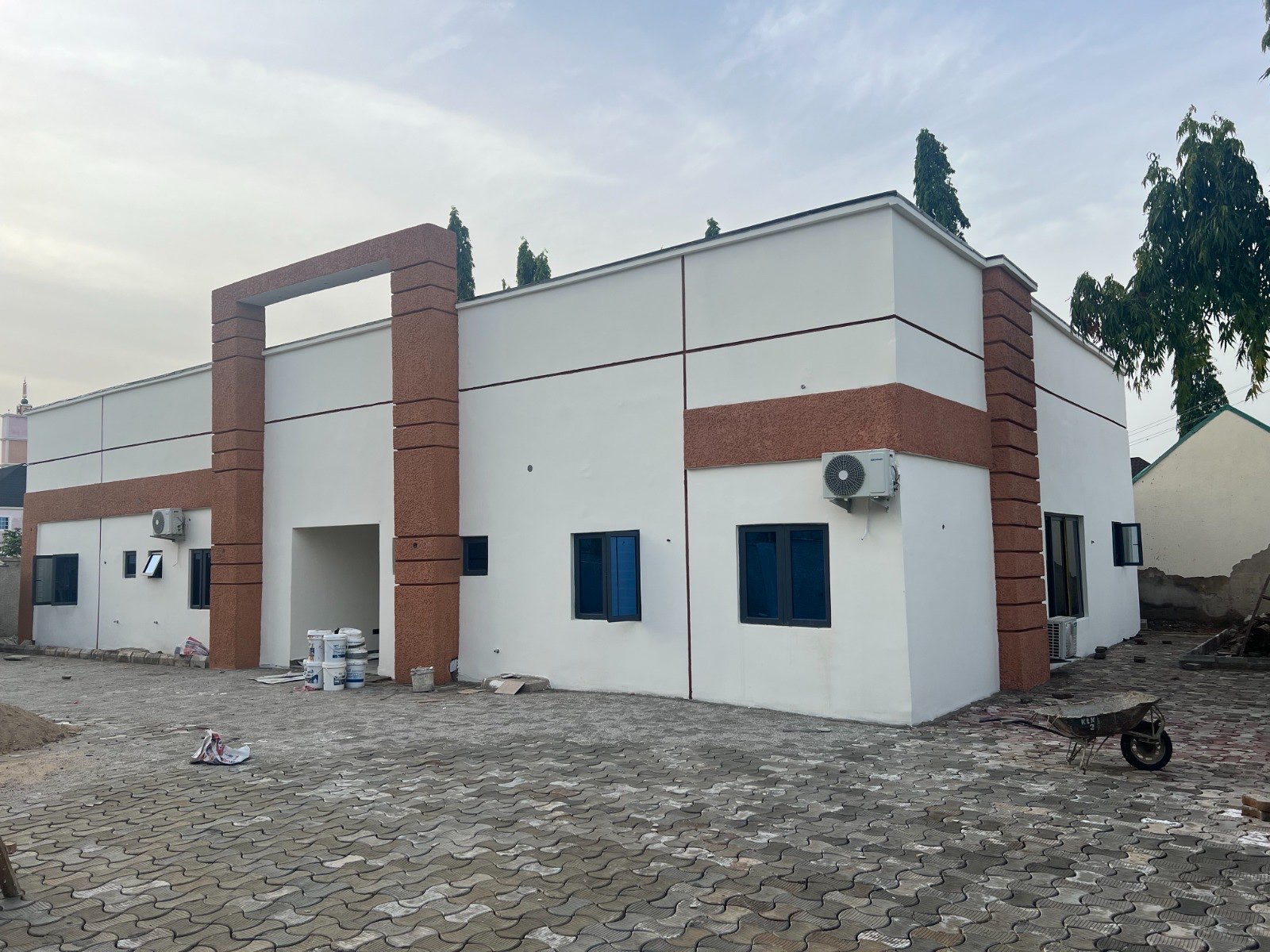 Refurbishment works in progress at Bosso Court, Minna