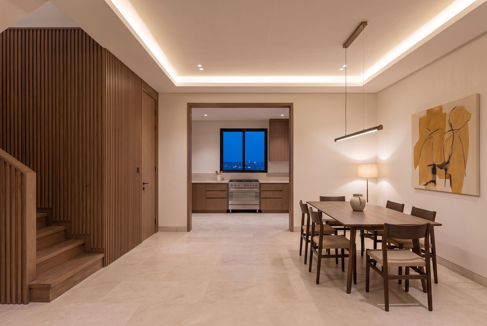 Design visualisation of Claire Mont, CM-09 · The dining room