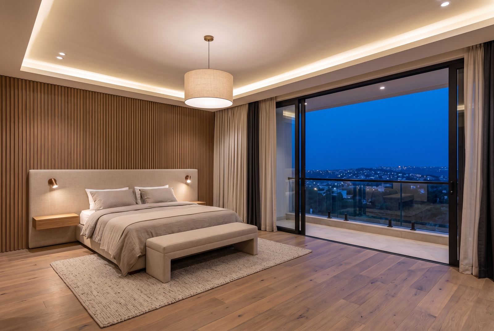 Design visualisation of Claire Mont, CM-13 · The master bedroom